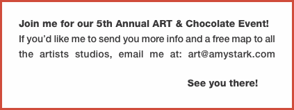 Join me for our 5th Annual ART & Chocolate Event! If you&rsquo;d like